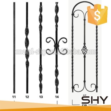 Decorative Wrought iron stair metal spindle baluster
