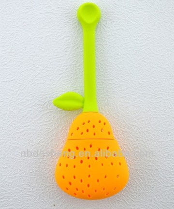 pear shape silicone tea infuser