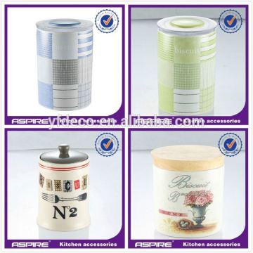 Kitchen Ceramic Storage tea storage printed