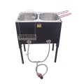 High Pressure Double Gas Deep Fryer Burner Cooker