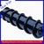 Self cleaning steel tube conveyor spiral rollers