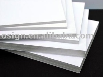 Carton plume carton mousse ps foam board