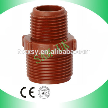 pvc water drainage pipe reducer Male Reducer nipple male coupling