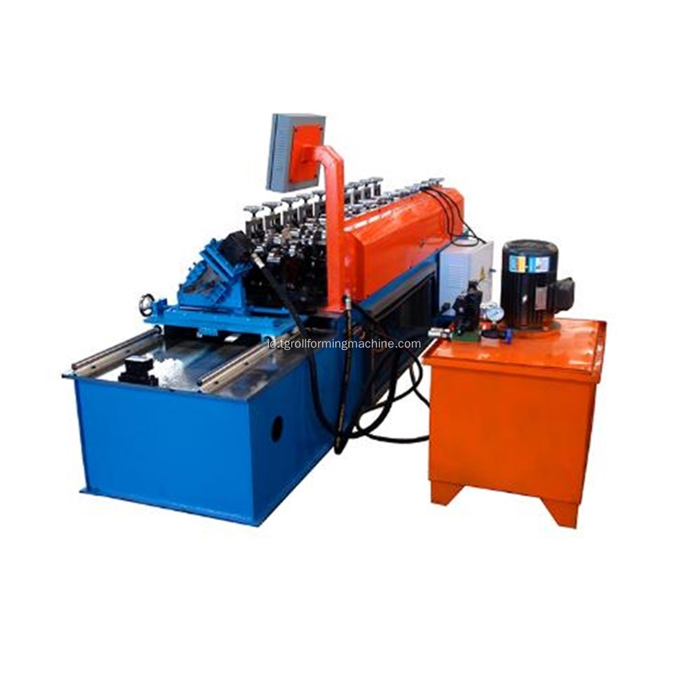 Logam ringan Gauge Steel Frame Roll Forming Machine