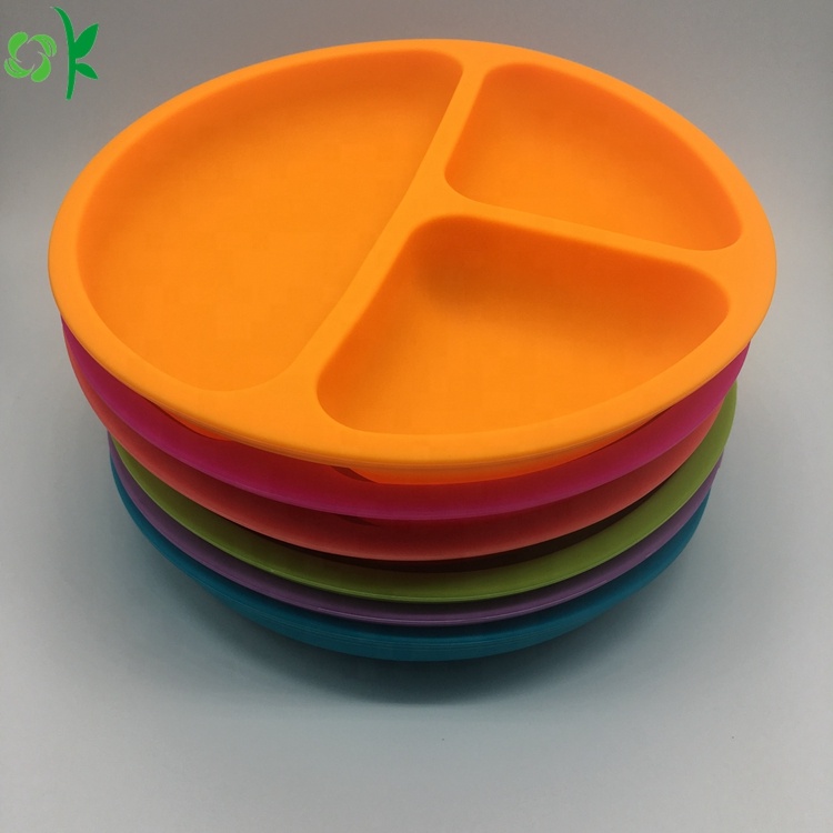 Silicone Baby Feeding Placemat Round Smile