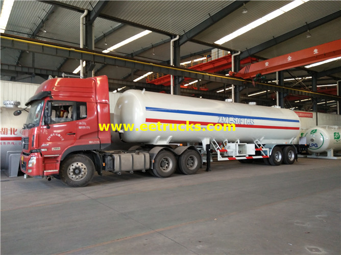 40m3 ASME LPG Delivery Trailers