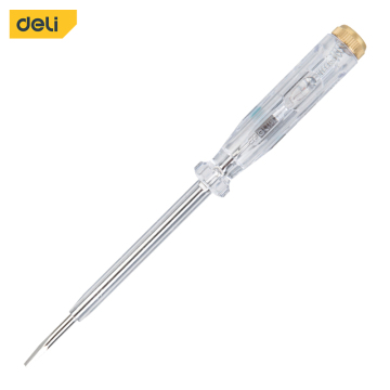 Deli Tools DL8002 100-500V Electrical electrican voltage test screwdriver pen voltage tester