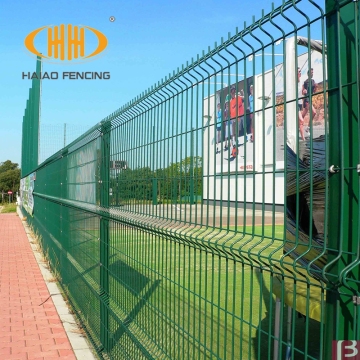 curved welded wire mesh fence iron garden fence