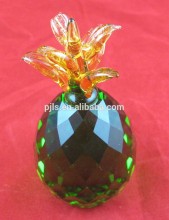 green pineapple glass decoration crystal pineapple different color