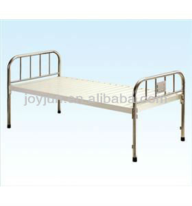 antique iron flat hospital beds