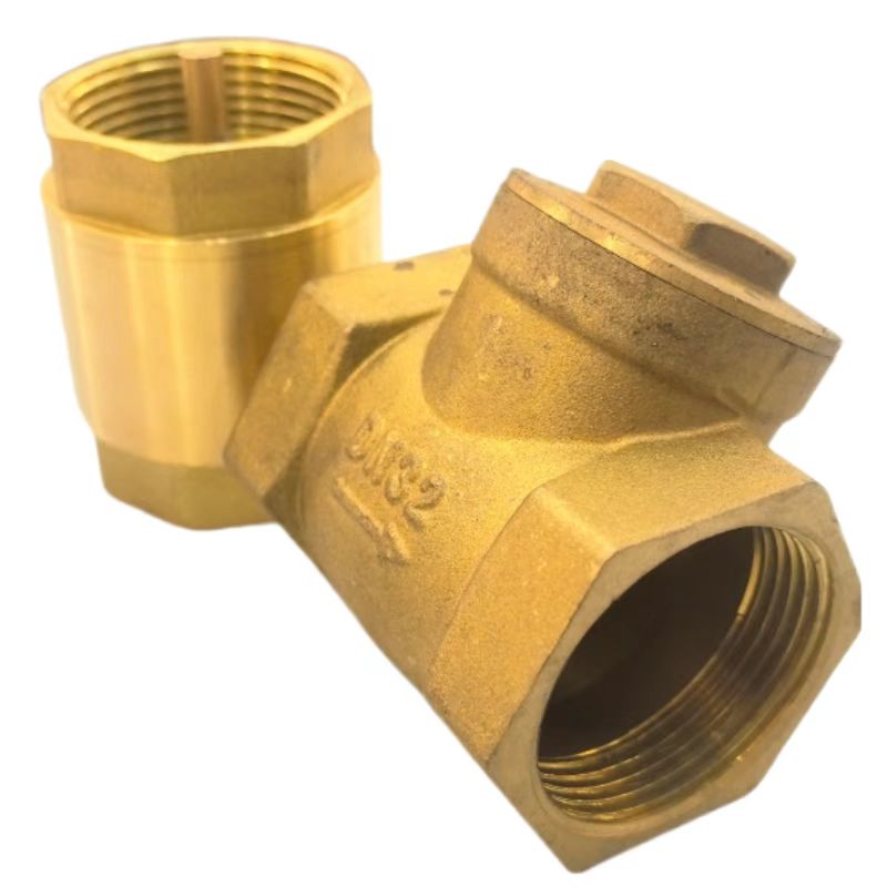 válvula de verificación vertical de latón brass vertical check valve