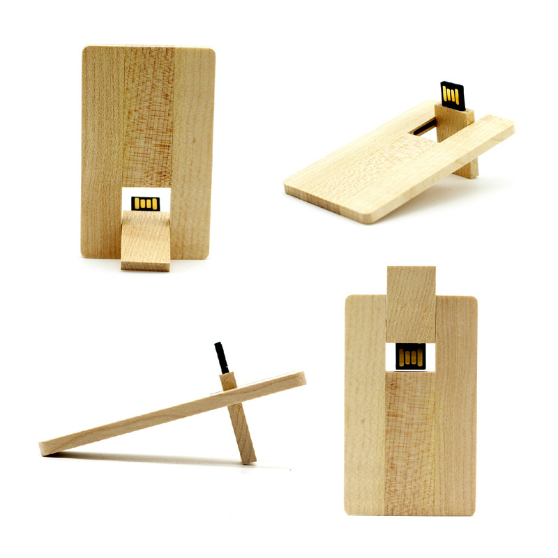 Tarjeta de madera USB Flash Drive DISCO