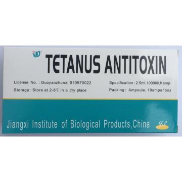 Tetanus-antitoxine-injectie voor menselijke therapie 10000IU paarden