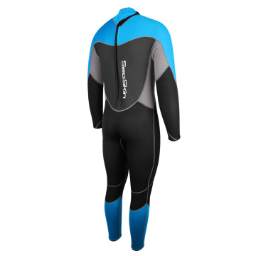 Seaskin Soft Neoprene Belakang Zip Wetsuit Selam Dewasa