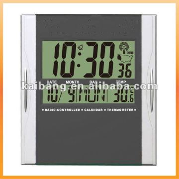 LCD CLOCK WITH RADIO CONTROLLED
