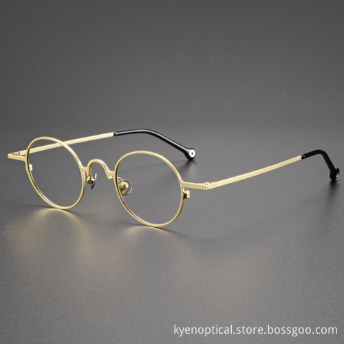 K080 Titanium Eyeglasses Frames: Vintage Design, High Quality, Wholesale Pricing
