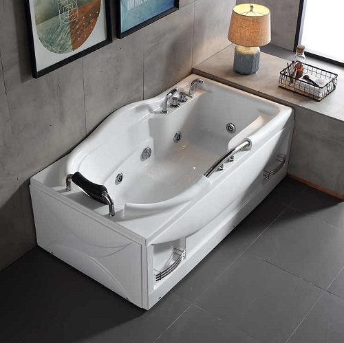 Spa Soaking Tub Small Corner Whirlpool Tub