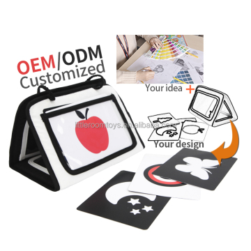 Cognitive Montessori Touch Game Paper Toys for Newborn Tummy Time