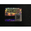 3D QR Code Hologram Sticker Label