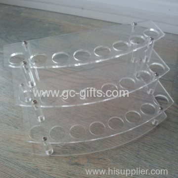 Arc Progression Of Transparent Acrylic Display Rack?
