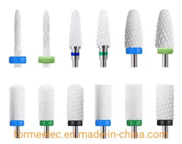 Nail Art Salon Finger Art Nail Grinding Bits Ceramic Nail Drill Bits Grinding Head Ceramic Bit