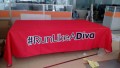 Logo Custom Printed Tension Fabric Table Runners