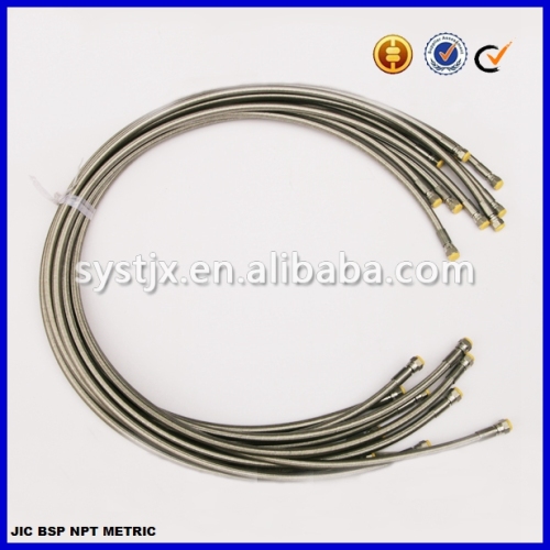 Hydraulic PTFE stainless steel braided hose