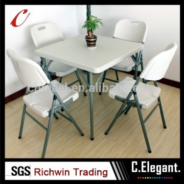 Cheap plastic folding table and chair , portable plastic folding chair