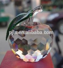 Nice paperweight crystal apple & crystal gifts best selling crafts 2015 gifts
