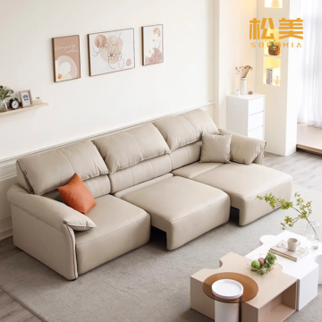 Компактная моющаяся секция из натуральной кожи