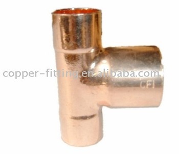 Reducing Tees copper fitting Refrigeration copper fittings