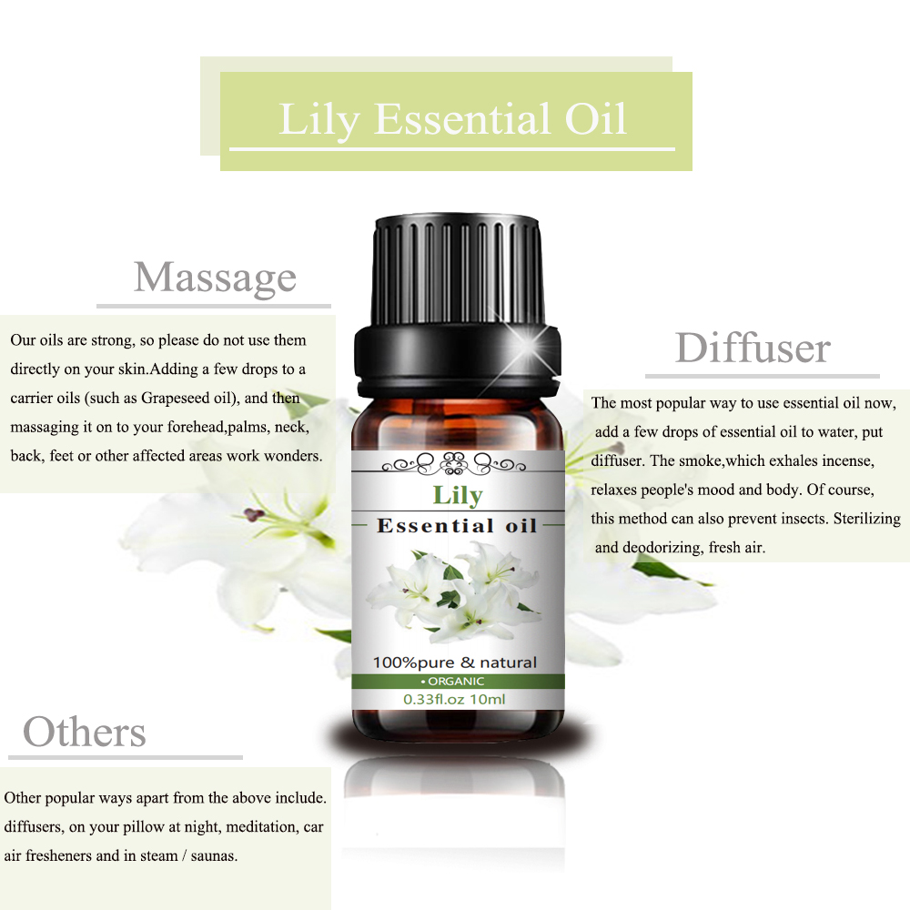 Excellent Quality 100% Pure Natural Lily Essential Oil