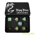 Customized Printing Black Tinbox for Dice