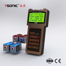 Handheld ultrasonic battery powered flowmeter