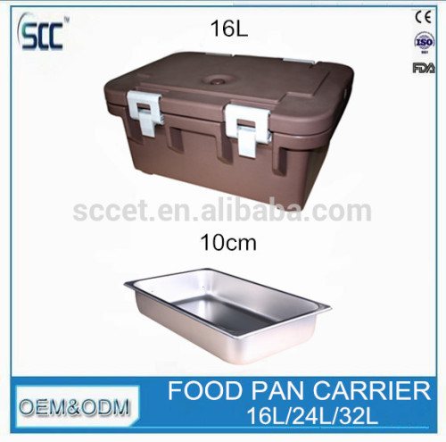 Food insulated pan, insulated pan carrier, top loading pan carrier box (16/24L/32L)