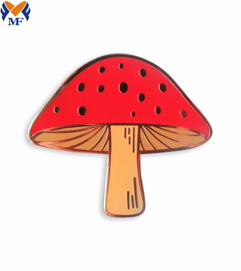 Mushroom Enamel Pin Jpg