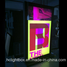 Outdoor Advertising LED Scrolling Poster Stand Light Box Scroller