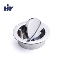 Recessed knobs mini chrome cabinet pulls