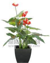 2016 newest and most popular artificial anthurium plant,fake red anthurium