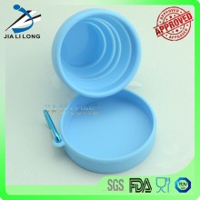 Durable heat resistance folding silicone cup