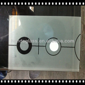 4mm silk screen decorative glass