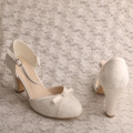 Komfortowe buty ślubne dla kobiet Rozmiar 3 Obcas