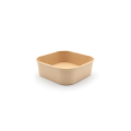 Durable Paper Food Tray with Square Design