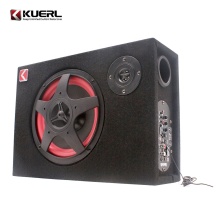 8 Inch Active Audio Subwoofer 12V/24V/220V - Big Power Square Slim Car Subwoofer