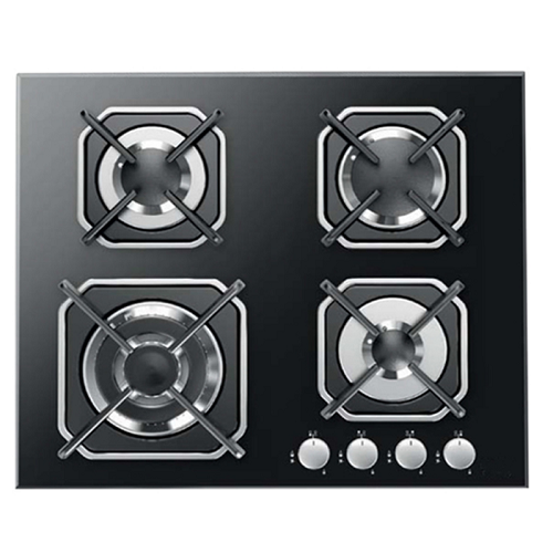 Vidratamiento de vidrio negro Cooker 4 Plate