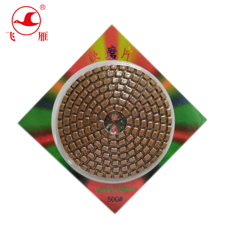 Marble granite floor diamond wet polishing pads for masonry surface polishing