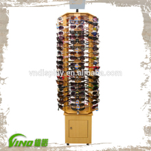 Wooden Sunglasses Display , eyeglass display showcase , eyeglass display cabinet