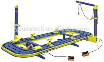 Chassis car frame bench, car pulling bench