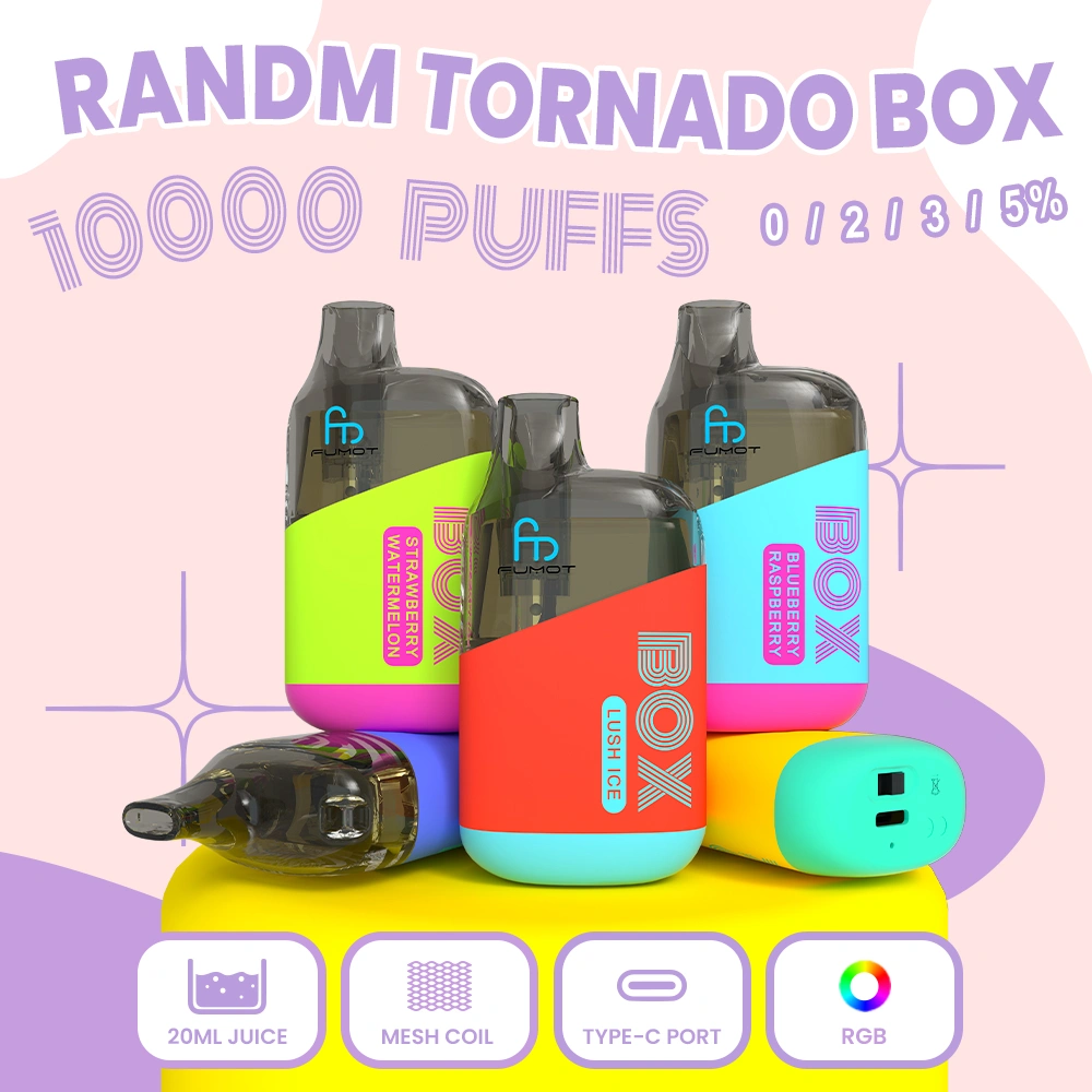 Randm Tornado Box 10000 Rechargeable Vapes China Fabrikant