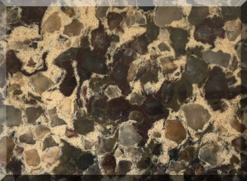 Engineered quartz stone slabs